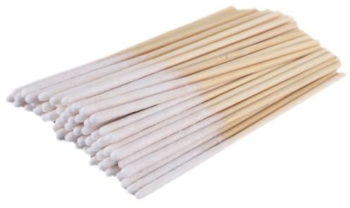 Anneome Bastoncini di Cotone Morbidi e Resistenti 60 Pezzi in Cotone e Bambù Monouso per Accessori Trucco e Cura Personale