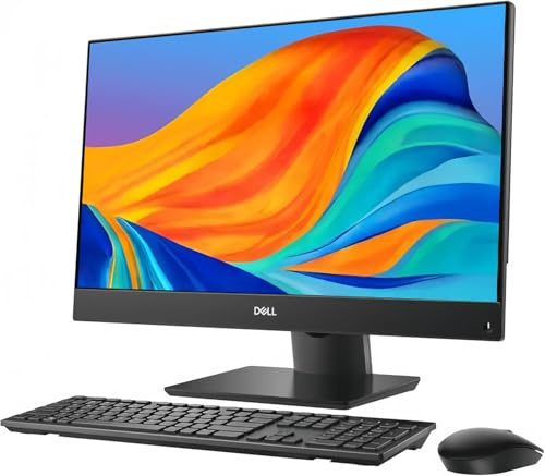 Dell OptiPlex 7480 All-in-One Desktop Computer, 23.8 Inches Full HD AIO PC, Core i5-10500 Processor, 16GB RAM, 512GB SSD, WiFi, Bluetooth, Windows 11 Pro(Renewed)
