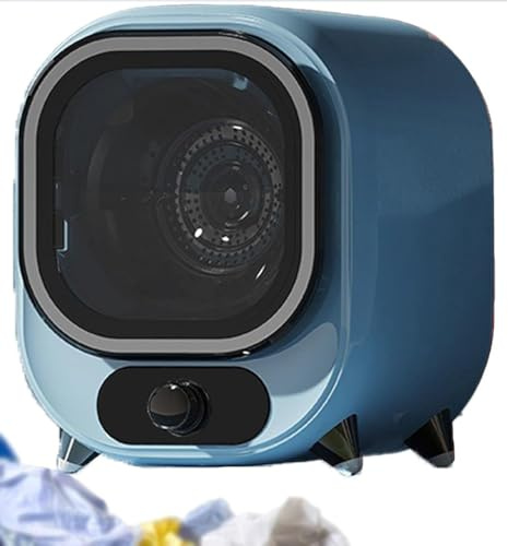 GmhXylophyte Petit SèChe-Linge à Condensation, SèChe-Linge Portable Compact d'une, Essoreuse avec Capacité De Charge De 0,8 Kg, pour La Maison, Les Appa,Camping-Cars Blue