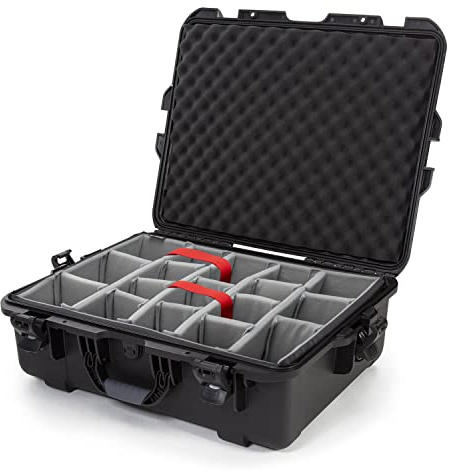 Nanuk Large Series 945 Lightweight NK-7 Resin Waterproof Protective Case with Padded Dividers, Black