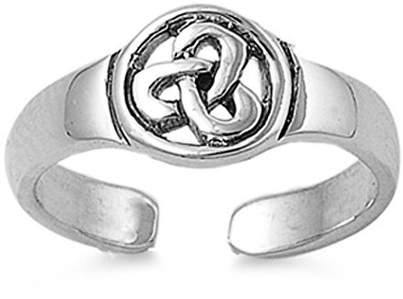 Zehenring aus 925 Sterling Silber als Fußschmuck für Damen, Herren und Mädchen, Größenverstellbar Vol. 1 (Casual)