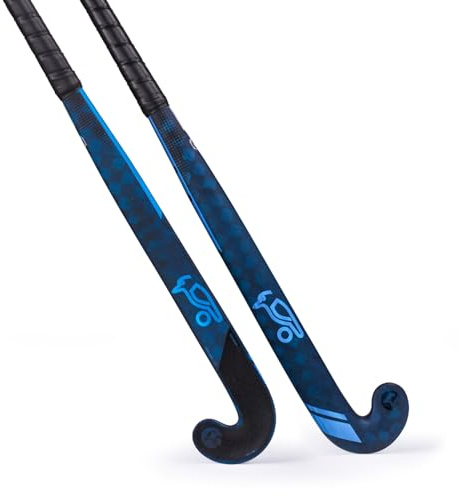 Kookaburra Hat Pro Alpha Hockey Stick-36.5 Hockeyschläger, schwarz/blau, 36.5 Light