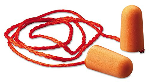 3M 1110 Corded Foam Earplugs, Pack of 100