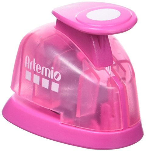 Artemio 1 cm Mini Kreis Hebel, Pink, 6.5 x 4 x 10 cm