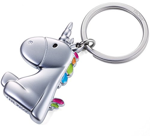 TROIKA Unisex Einhorn Schlüsselanhänger (1er Pack)