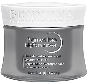 BIODERMA Pigmentbio Night Renewer aufhellende Nachtcreme für zu Pigmentflecken neigende Haut, 50 ml Creme