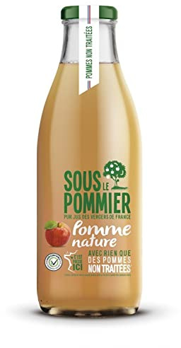 SOUS LE POMMIER - Jus De Pomme Nature 1L - ( Lot De 4 )