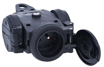 as - Schwabe 3-fach NF 2P+T 230V / 16A - Steckdosenleiste aus verstärktem Gummi - geeignet für Baustelle/Industrie/Haus - IP44 - Made in Germany I 860455