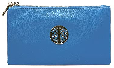 Long & Son Damen 23321 Clutch, Handgelenk, Schultertasche, Umhängetaschen, königsblau, Einheitsgröße