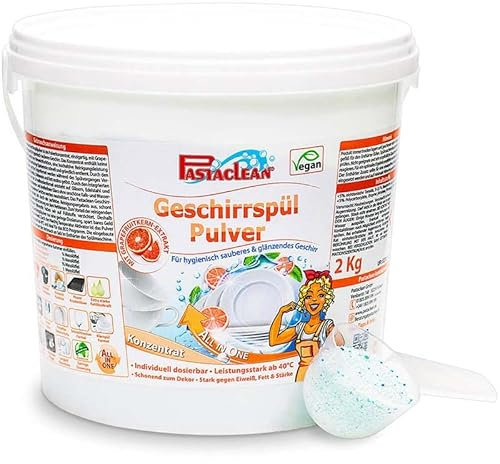 Pastaclean Geschirrspülpulver Spülmaschinenpulver, 2 kg