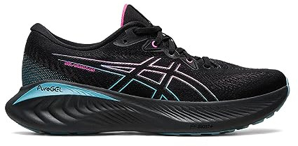 ASICS Cumulus 25 GTX Donna Laufschuhe Schwarz Rosa