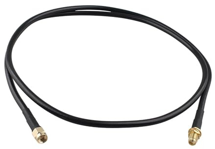 Futheda Cavo di prolunga SMA RG58 1 m Cavo coassiale SMA maschio a SMA femmina Antenna WiFi 3G 4G LTE Wireless LAN Cavo coassiale RF a bassa perdita Radio CB