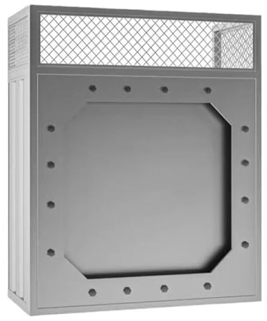 Empfangstheke Silberner Empfangstresen mit Tresen und abschließbaren Schubladen, für Büro, Einzelhandel, Lobby, Schönheitssalon(Color:Silver1,Size:47.2x15.7x37.4in)