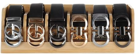 Generisch Gürtel-Organizer-Box, Vitrine für Gürtel,6-lagiger Gürtel-Display-Aufbewahrungskoffer | Mehrzweck-Gürtel-Aufbewahrungsorganisator für Schrank, Schublade, Schreibtisch und Wand