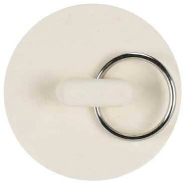 Bolvina 1 1/4in White Rubber Bathtub Plug Wash Basin Bathtub Plug Sink Plug Drain Pipe Plug Sink Plug Water Plug