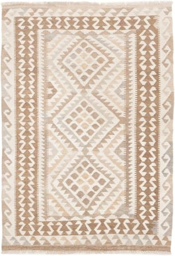 Nain Trading Kelim Afghan Heritage 104x150 Handgewebt Modern Orientteppich Designteppich Teppich Wolle