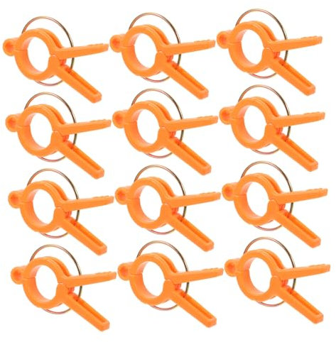 VANZACK 12stücke Garten Pflanzenklammern Blumen Clips Pflanzenstützklammern Kletterpflanzen Clips Tomatenklammern Aus Kunststoff Für Gartenarbeit