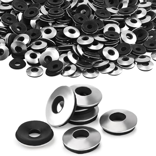 300 Stück EPDM Dichtscheiben, Unterlegscheiben M6.3X16mm Dichtungsscheiben Beilagscheiben für Spenglerschrauben Bohrschrauben