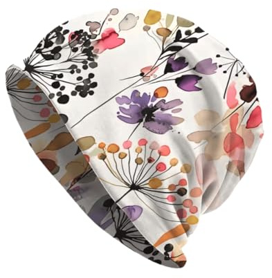 Chemo huvudbonader mössa hatt - förbunden bandana halsduk stängd topp keps blomma, Söta blommor, one size