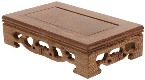 Toyvian Bonsai Base Display Base for Home Decoration Craft Holder Simple Design and Stylish Appearance