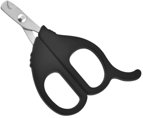 TOGEVAL Forbici per Taglio di Precisione Pillole Nero Lama Affilata in Metallo e Manico Ergonomico in Pp, Multi-funzione per Uso da Viaggio e Divisione Compresse