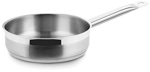 Lacor Sauteuse Eco-Chef, Stainless Steel, Silver, 28 x 7 cm