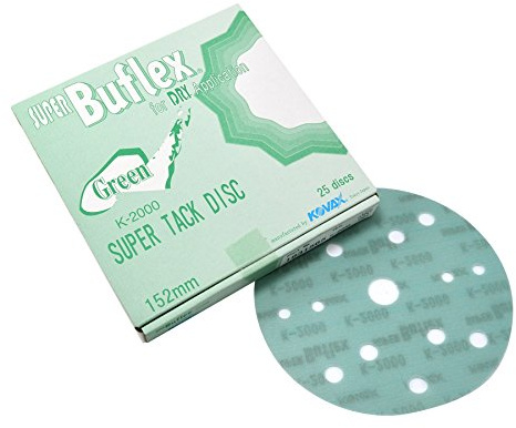 KOVAX 193-1565 DISCHI BUFLEX DRY VERDI 152 MM PEZZI 25