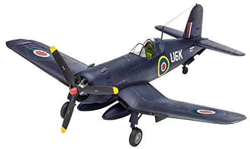 Revell 03917 Modellbausatz F4U-1B Corsair Royal Navy im Maßstab 1:72, Level 4