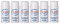 Noxzema Shaving Foam Cream - Jabón de espuma de afeitar (6 unidades, 300 ml), color blanco