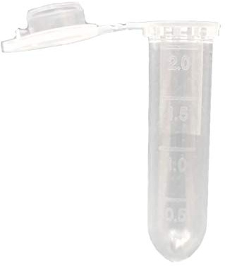 Lot de 500 tubes en plastique EP à fond rond pour centrifugeuse gradués avec bouchon à clipser en polypropylène autoclavables 2 ml