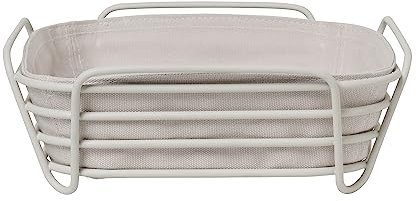 Blomus 64075 Brotkorb-64075 Cestino per il pane, in cotone, colore: Raggio di luna