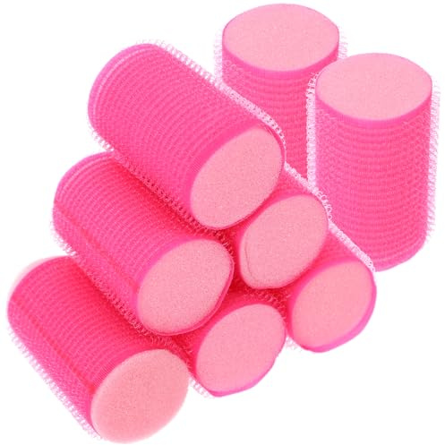 Uonlytech 8pcs Hair Sponge Curlers Hair Rollers Set Self Grip Foam Hair Rollers for Women and Girls