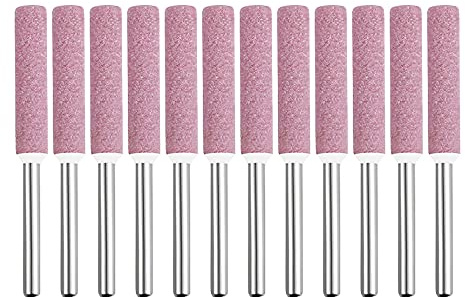 Nifocc 12 pezzi Burr pietra affilatrice per motosega, 5,5 mm