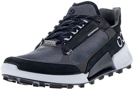 Ecco Damen Biom 2.1 X MTN W Low WP Outdoor Shoe, Black/Magnet/Black, 40 EU
