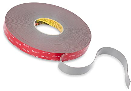 3M Ruban adhésif double face en mousse VHB GPH-110GF, 12 mm x 33 m, 1,1 mm, gris, 3M Scotch