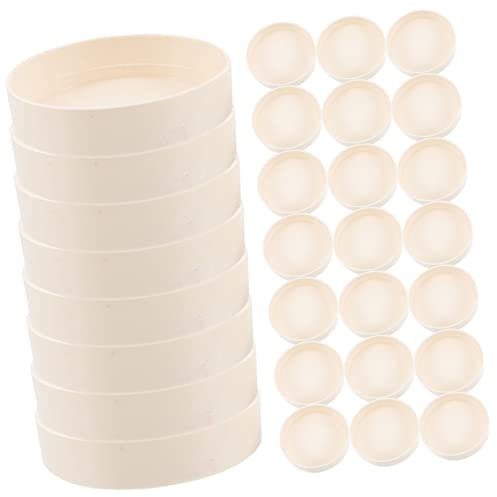 Bouchon de Protection Rond en Pvc pour Tuyau, Lot de 50 Pièces