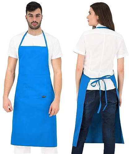 PALLTEX BORAGO Kochschürze Männer Kochschürze Damen Schürze Damen Schürze Herren für Kochen Basteln Malen Backen EN ISO 13688