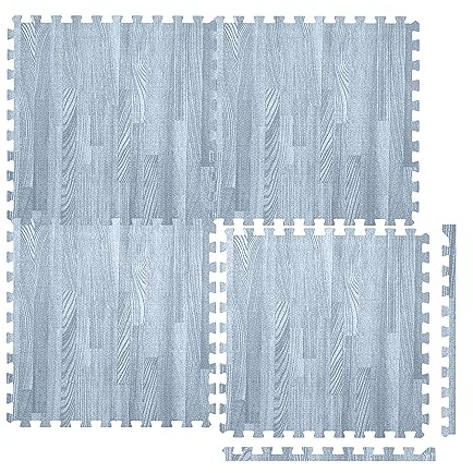 Lions Gym Flooring Mats - Interlocking Eva Foam Mat, Non Slip Rubber Cushion Exercise Puzzle Mats, Home Workout Garage Floor Tiles Indoor Outdoor Fitness