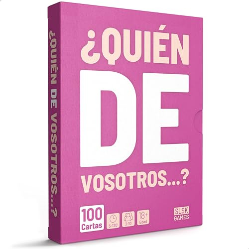 ¿Quién de vosotros...? - El divertido juego de beber - Juego de beber con 100 cartas - Juego de beber - Juego de cartas - Juego de fiesta para adultos - a partir de 18 años - Versión española