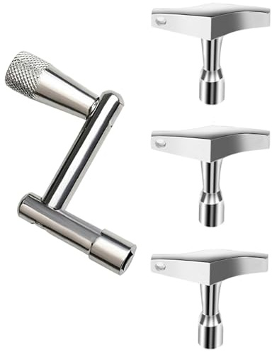 Schlagzeug-Stimmgerät, Stimmwerkzeug, Schlagzeug-Stimmschlüssel, Universal, Schlagzeug, Hardware-Werkzeug, 4 Stück
