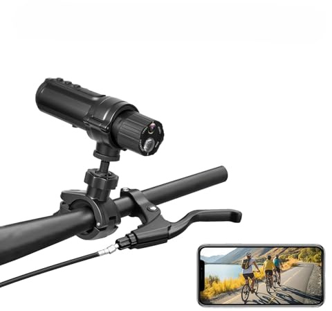4K Action Camera for Biking & Outdoor Sports – Ultra HD Helmet Cam with Waterproof Design, Night Vision, Loop Recording, Flashlight Mode, and Wide-Angle Lens