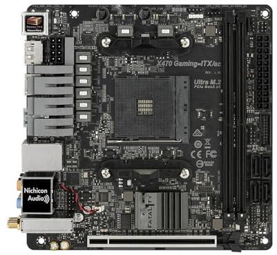 scheda madre La scheda madre Fit For ASROCK Fatal1ty X470 Gaming-ITX/ac Mini-ITX supporta Ryzen 55600 PRO 1200 4500 2400G 1600 5700 Socket AM4 DDR4 32GB