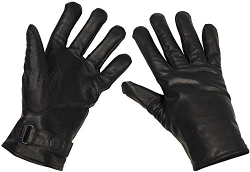 Mfh - Lederhandschuhe schwarz