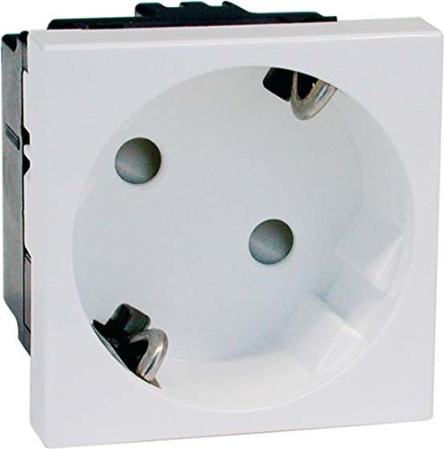 Peha Prise Schuko 1 compartiment de WS d 6211.02 EMS Si Wi-Fi 16 A 250 V 2 broches. 45g Concept 45 Prise de courant 4010105414219
