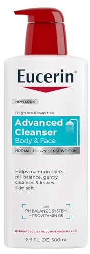 Eucerin Advanced Repair Body and Face Cleanser, 16.9 FL OZ