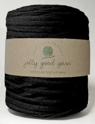 Jolly Good Yarn 800g Recycled Chunky Cotton T-Shirt Yarn for Crochet, Macrame, Loom Knitting - 100m