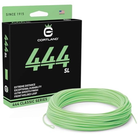 Cortland 444 SL Fly Line, Mint Green 105ft, WF7F