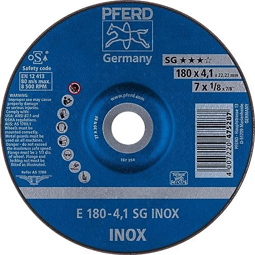 Pferd 62217432 Schruppscheiben E 178-4,1 A 30 N SG-INOX PIPE