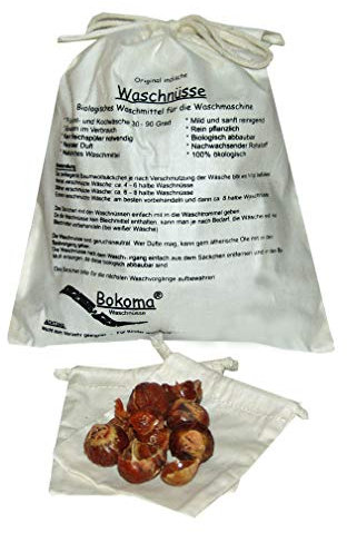 1 kg Waschnüsse aus Pakistan 2 Beutel je ca. 500 g im Baumwollbeutel mit je 2 Portionsbeuteln