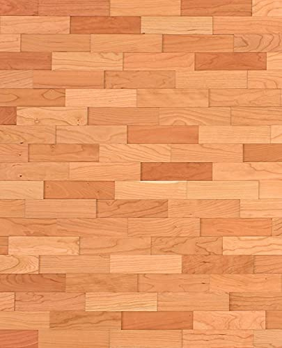 wodewa | Wandverkleidung Holz Kirschbaum Cherry | 1m² 3D Echtholz Wandpaneele 200x50mm | Esszimmer Elegant | Made in Germany | geölt 200